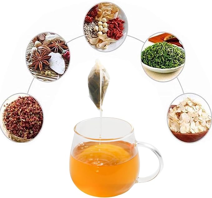 Tea Filter Bags with Free Tea Spoon, Safe & Natural Material, Disposable Tea - Image 8