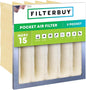Filterbuy 20x20x12 5-Pocket Air Filter MERV 15 HVAC Replacement by Filterbuy