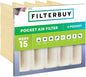 Filterbuy 16x20x12 5-Pocket Air Filter MERV 15 HVAC Replacement by Filterbuy