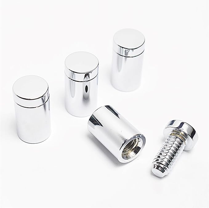 ArtToFrames 20x30 Inch Double Panel Floating Acrylic Picture Frame (Full Frame is 24x34) comes with Chrome Standoff Hardware, Made in the USA, 1 Pack