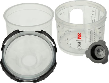 3M PPS 2.0 Spray Gun Cup, Lids and Liners Kit, 6 Ounces, 200-Micron Filter - Image 9