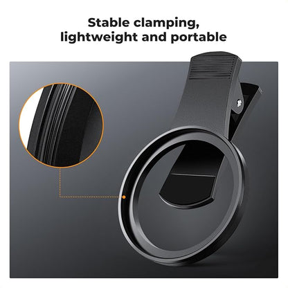 K&F CONCEPT 67mm Clip-on Black Diffusion 1/4 Phone Camera Lens Filter Kit - Image 5