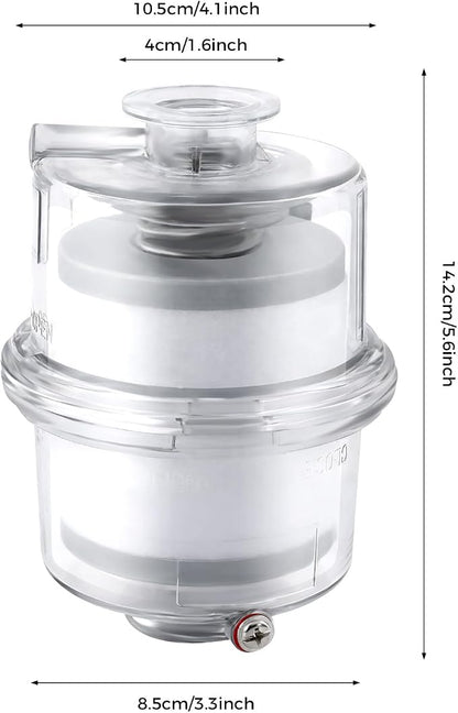 KF25 Oil Mist Filter, Vacuum Pump Fume Separator Exhaust Filter, Interface - Image 7
