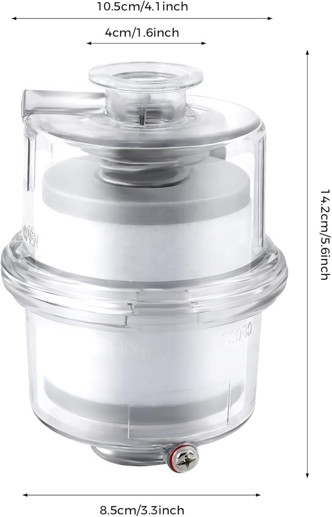 Oil Mist Filter, KF25 Vacuum Pump Exhaust Filter, 95% Efficiency Oil Mist - Image 8