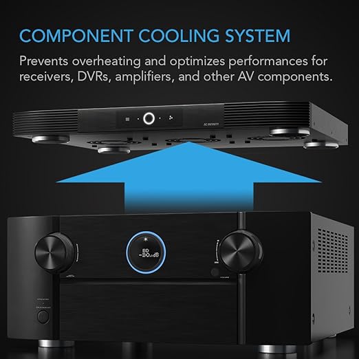 AC Infinity AIRCOM S8, Quiet Cooling Blower Fan System 17" Rear-Exhaust - Image 2