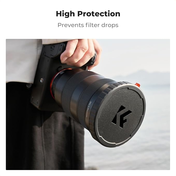 K&F CONCEPT 77mm Variable ND Lens Filter Cap TPU Material Filter Cap Only - Image 4