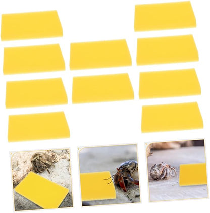 10pcs Crab Sponges for Reptiles Fine Hole Aquarium Sponges for Humidity Control - Image 7