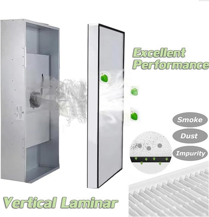 INTSUPERMAI Vertical Laminar Flow Hood Air Flow Clean Bench Workstation - Image 6