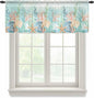 Summer Beach Sheer Valance Curtains by Houseown