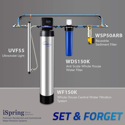 iSpring WDS80K Anti-Scale 10" x 4.5" Whole House Water Filter - Image 5