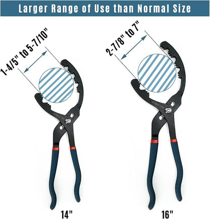 Oil Filter Wrench Set, Oil Filter Removal Tool, No Slipping - Image 4