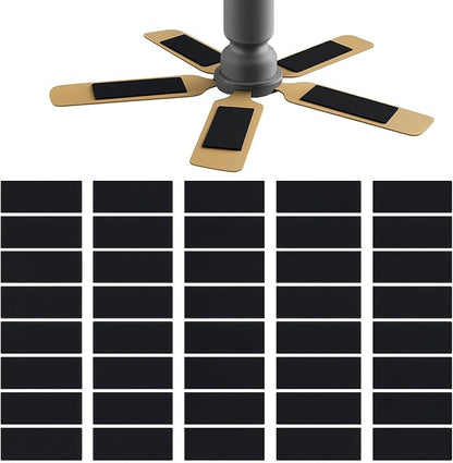 40 Pcs Ceiling Fan Filters for Blades, Fan Air Purifier Pads by Zejoot