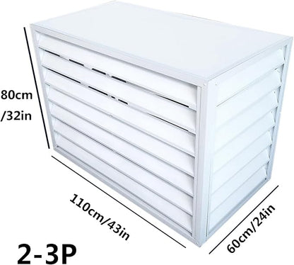 Pool pump covers for outside units, outdoor garbage can enclosures, aluminum - Image 2