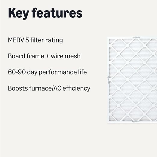 Amazon Basics Merv 5 AC Furnace Air Filter 20x30x1 inches - Image 2
