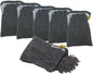 6 lbs Carbon Charcoal Filter Media Pellets in 6 Mesh Bags by Aquapapa