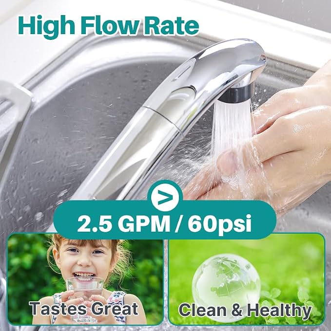ICEPURE WFC5300A Under Sink Water Filter system, 3 Years or 22000 Gallons Ultra - Image 8