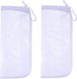 ALEGI Media Filter Bag Aquarium Extra Fine, Reusable 180 Micron Drawstring Mesh by ALEGIAquarium