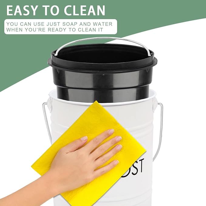 Vipush Compost Bin Kitchen Countertop Compost Bin - Image 6