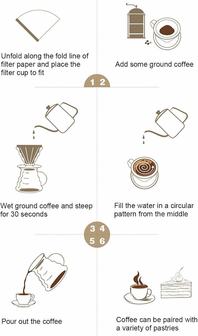 Coffee Filter Cup Dripper Cone for Home Kitchens Slow Brewed Maker - Image 6