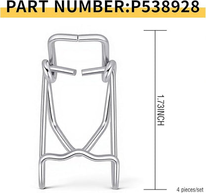 4 Pcs P538928 Air Cleaner End Cap Metal Clip Compatible - Image 2