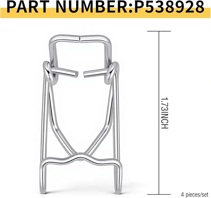 8 Pcs P538928 Air Cleaner End Cap Metal Clip Compatible - Image 2
