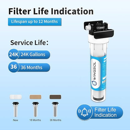 Water Filter for Sink with Faucet, NSF/ANSI 42&53 Improve Taste, EZ Change Life - Image 9