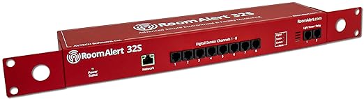 Room Alert 32S Proactive Secure Environment Monitor - Essentials Bundle (Monitor Plus 8 Additional Sensors)