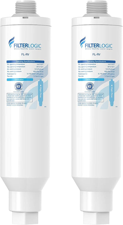 Filterlogic RV & Marine Inline Water Filter by Filterlogic