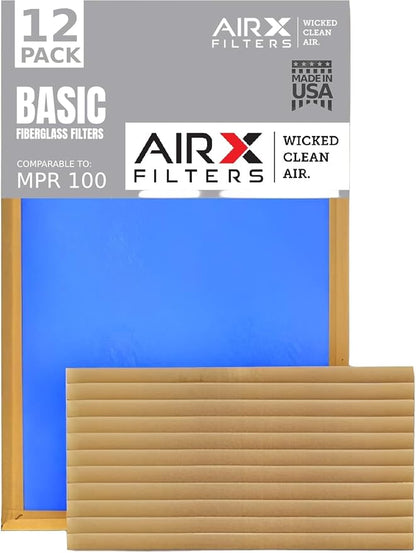 16x25x1 Air Filter Comparable to MPR 100 Basic Economy Furnace Filters - Image 6
