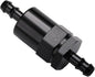 3/8" Billet Inline Fuel Filter 30 Micron Aluminum Black by Podavelle