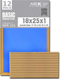 18x25x1 Air Filter Comparable to MPR 100 Basic Economy Furnace Filters by AIRXFILTERSWICKEDCLEANAIR