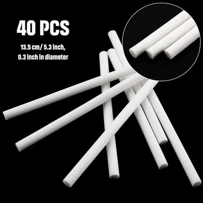 40 Pieces Humidifier Filter Cotton Refill Travel Mini Humidifier Filters Sticks - Image 3