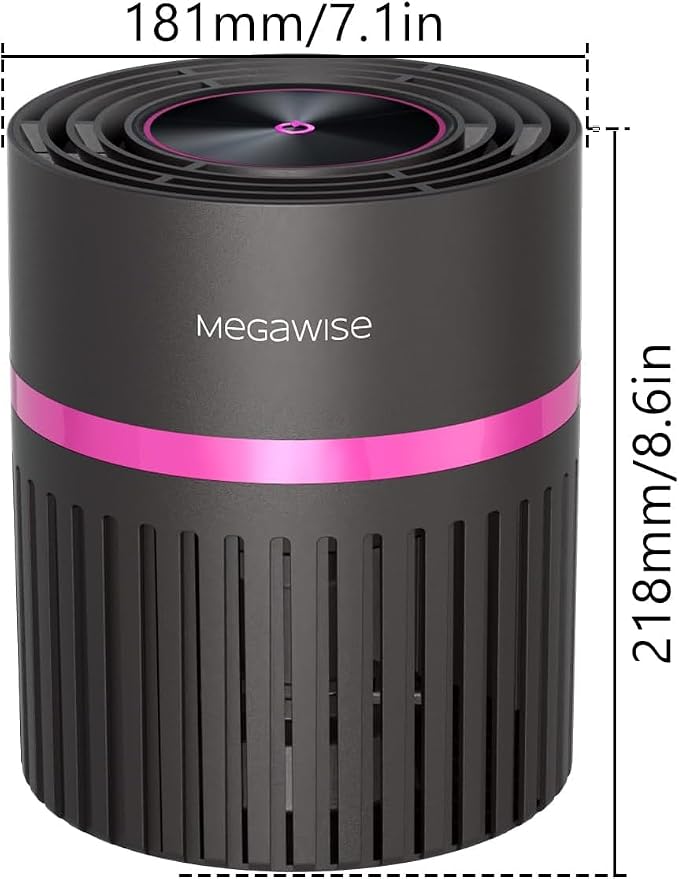 MEGAWISE Home air purifier, True HEPA & Activated Carbon - Image 2