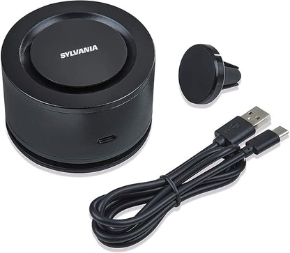 SYLVANIA - Airzing Mini Air Purifier - Vehicle, Office - Air Ionizer, USB-C by Sylvania