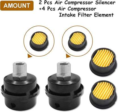 Pack of 2 Air Compressor Silencers - Image 3
