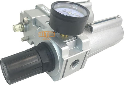 3/4" NPT HEAVY DUTY Compressed Air In Line Filter Regulator Lubricator Oiler - Image 5