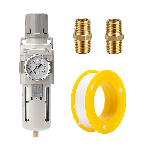 Air Compressor Water Separator Filter 1/2" NPT 150 PSI, Compressed Filter by LNCHKA