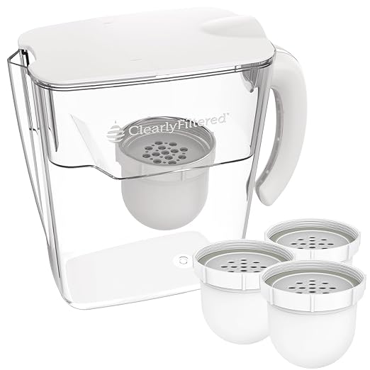 Clearly Filtered No.1 Filtered Water Pitcher/Updated Model/Targets 365+ by ClearlyFiltered
