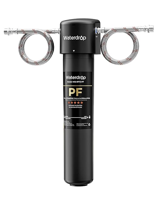 Waterdrop 15UA-PF Under Sink Water Filter, .% , 96% Chloramine by Waterdrop