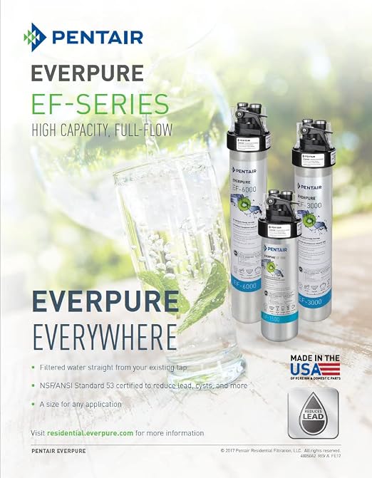 Pentair Everpure EF-1500 Full Flow Drinking Water System, NSF Certified to - Image 2