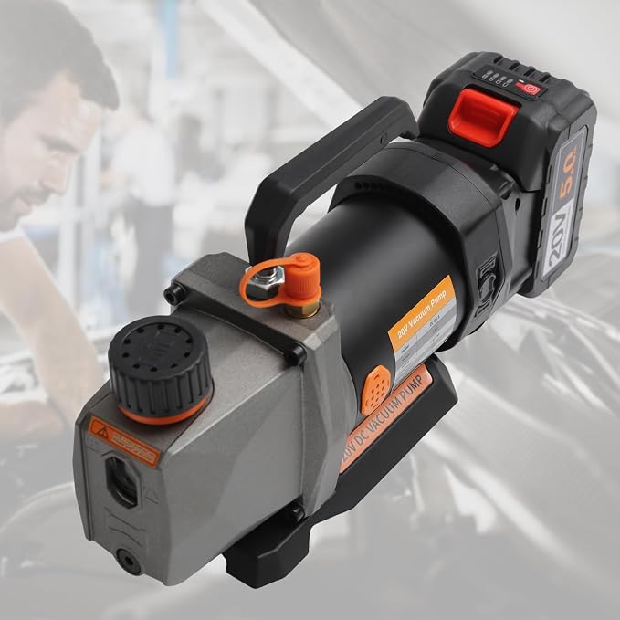 Single-Stage Vacuum Pump, 2.5CFM 20V Lithium Battery Strong Power DC Inverter - Image 4
