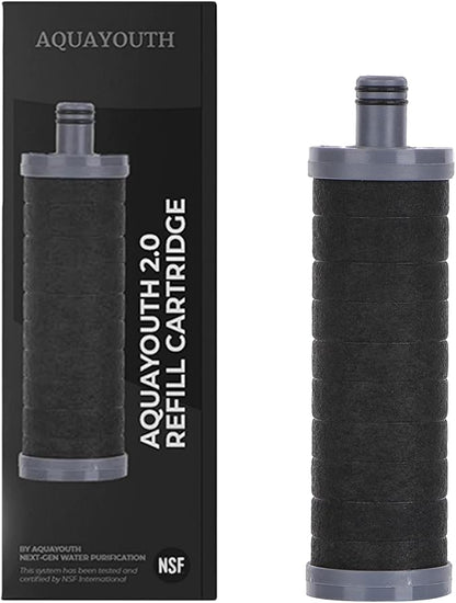 2.0 Carbon Shower Head Filter | Removes Chlorine, Heavy Metals, And More | Great by AQUAYOUTH