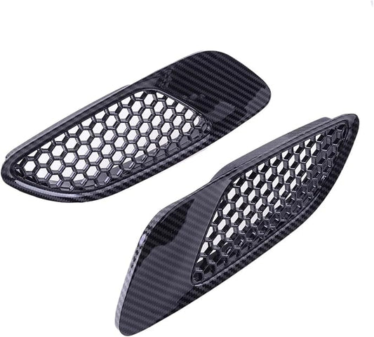 1 Pair Car Front Bonnet Hood Vent Air Intake Cover Compatible by Unknown