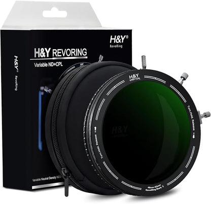 H&Y RevoRing MKⅡ 46mm 49mm 52mm 55mm 58mm 62mm Variable ND Filter & CPL by HY