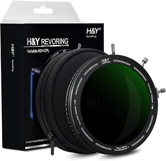 H&Y RevoRing MKⅡ 46mm 49mm 52mm 55mm 58mm 62mm Variable ND Filter & CPL by HY