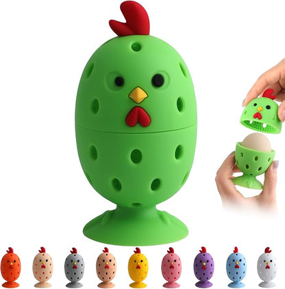 Egg Brush Cleaner, Egg Cleaner for Fresh Eggs, Cute Chick Shaped Egg Wash and by Unknown