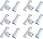 3/8-inch x 1/4-inch 6 pcs T and 6 pcs I Tube Quick Push in Connector by JBTOZIUY