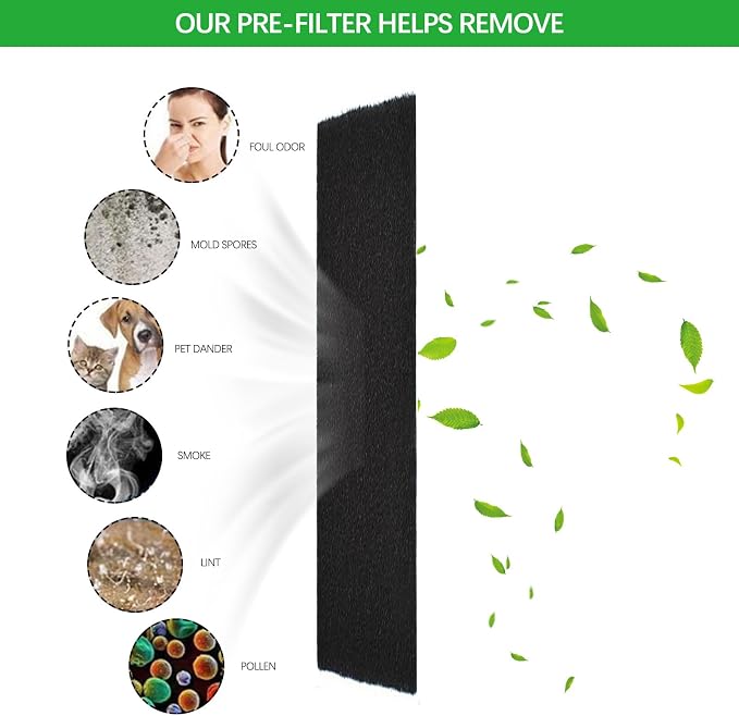 Eagles Square Compost Bin Filters, 4.7" x 4.7" x 0.4" Charcoal Filters - Image 4