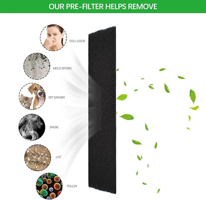 Eagles Square Compost Bin Filters, 4.7" x 4.7" x 0.4" Charcoal Filters - Image 4