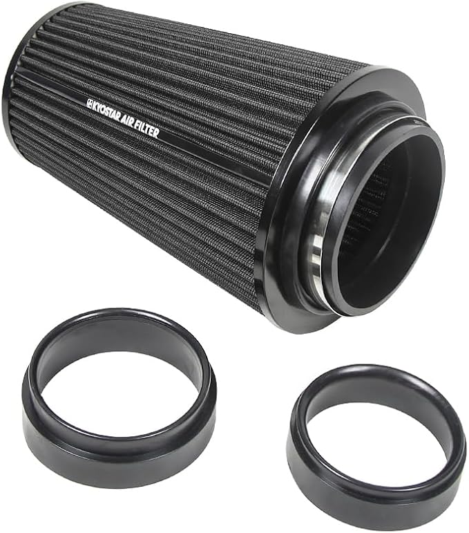 Universal 3/3.5/4" High-Flow Air Filter, Reusable Cone Cold Air Intake - Image 6
